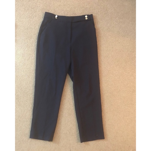 H&M Navy Blue Trousers in Size 8 - Picture 2 of 4
